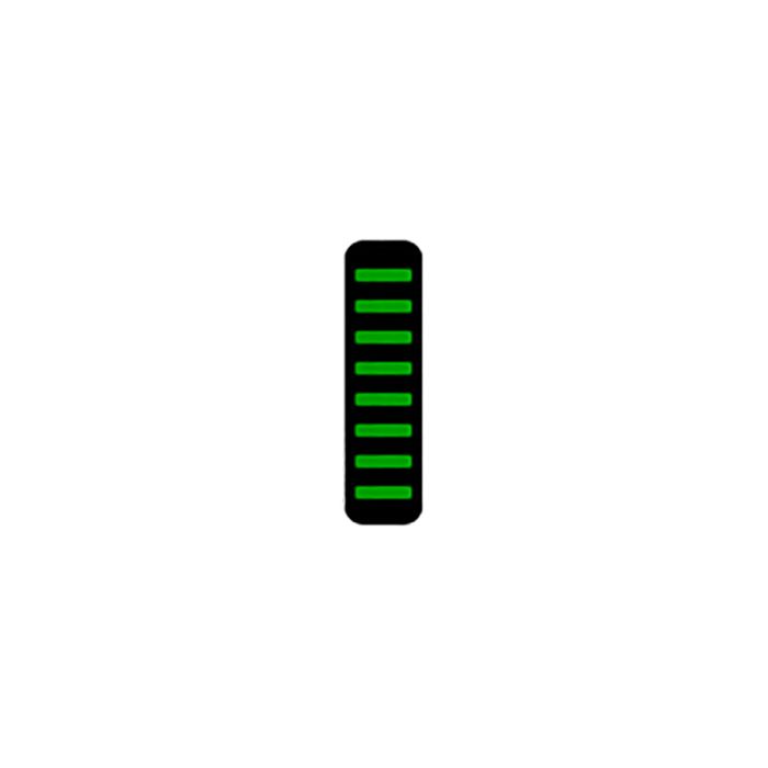 Rrp proguard cable tie - front - sticker - standard - green