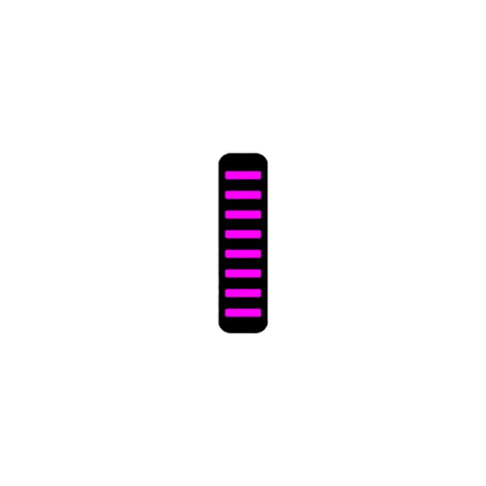 Rrp proguard cable tie - front - sticker - max protection - magenta