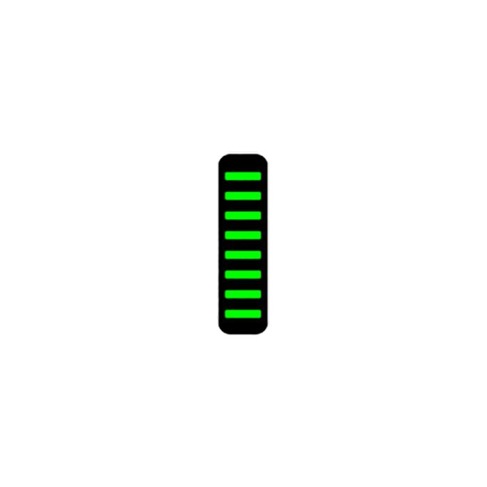 Rrp proguard bolt on v1 - front - sticker - mini - neon green