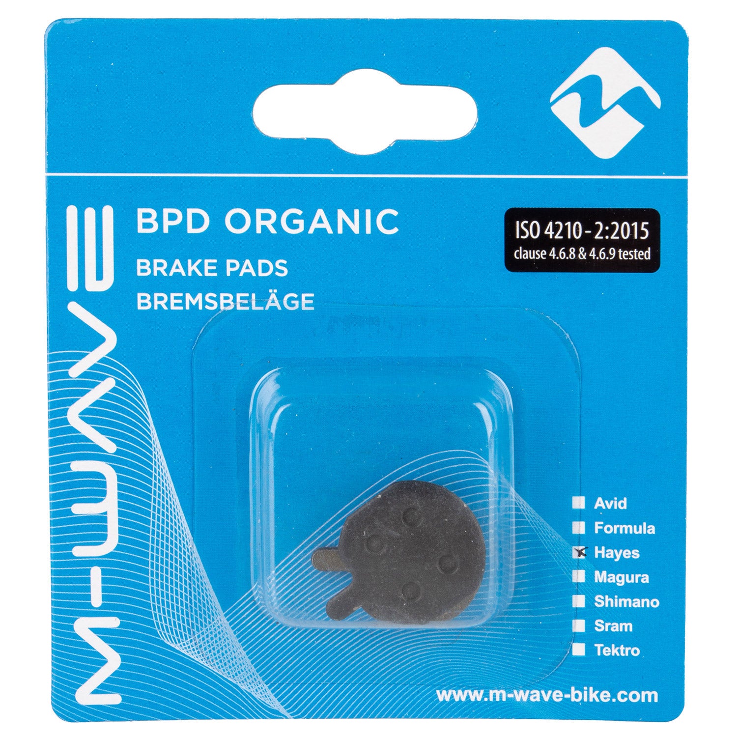 M-Wave Scheibenbremsbelag BPD organisch HP1