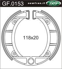 Bremssegment Newfren 153 Grimeca
