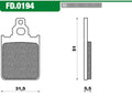Scheibenbremsbelag Newfren FD0194 Quarz Italienisch