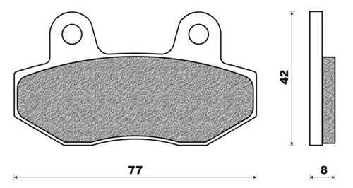 Scheibenbremsbelag FD0358 China Speedfight 3