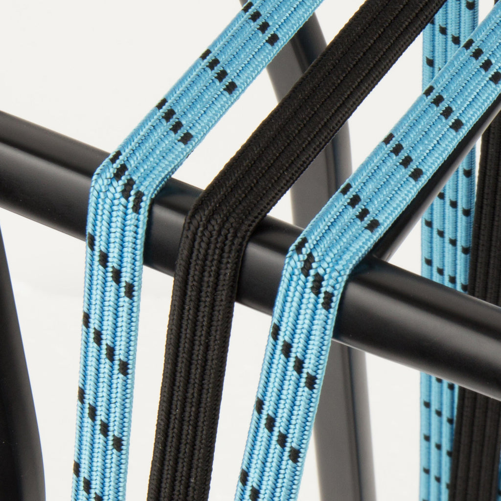 Widek Triobinder Öse mit Haken 3x12mm schwarz babyblau