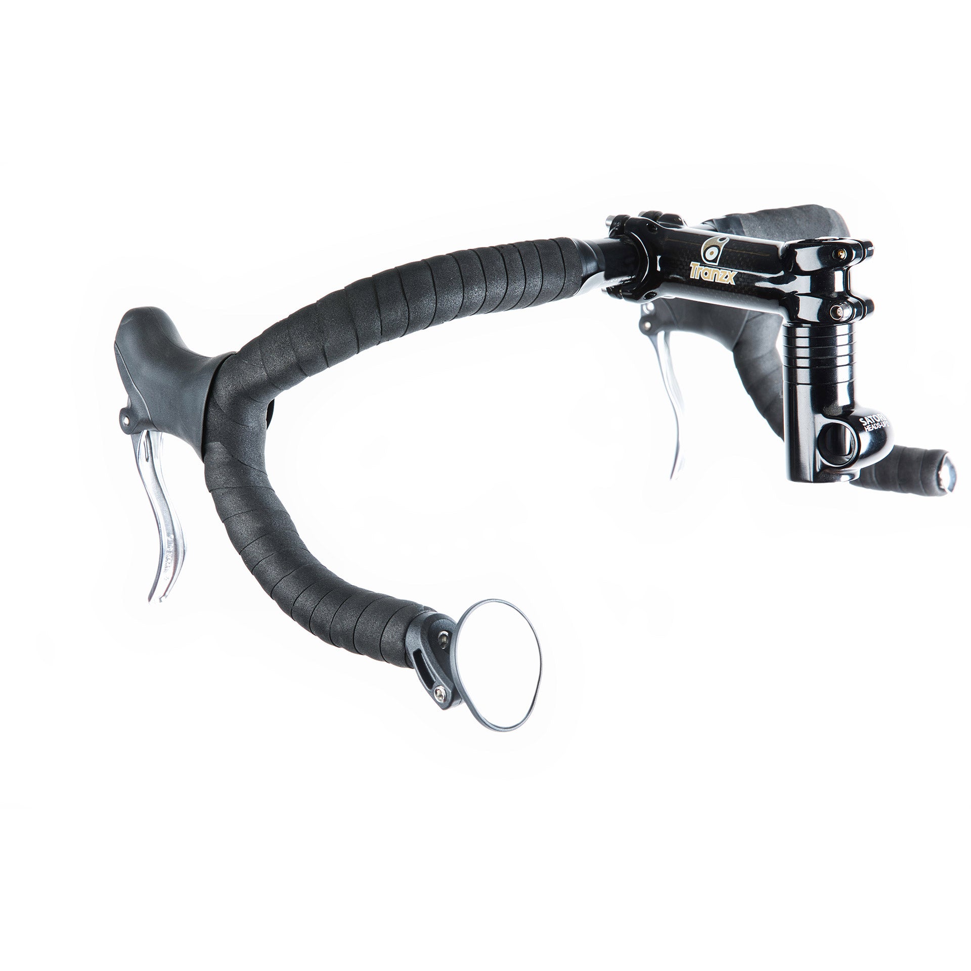 Mirage Spiegel Met Plug Minor Bar-End Links Rechts Zwart