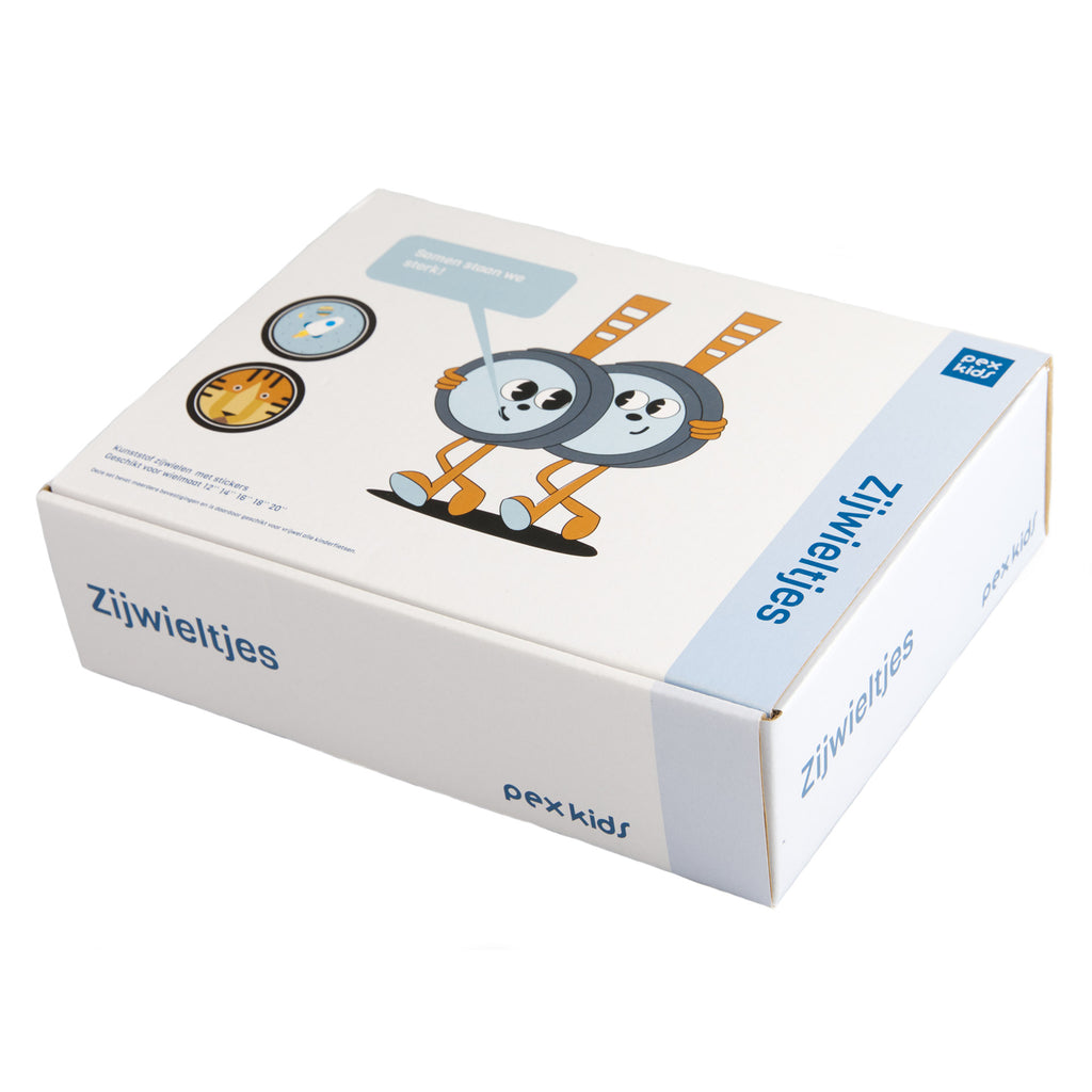 PexKids Stützräder 12–20 Rocket Tiger – Blau