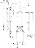 Rockshox verende voorvork lyrik ultimate rc2 sus.fork rs lyrik ult.rc2 27,5 boost 150mm black