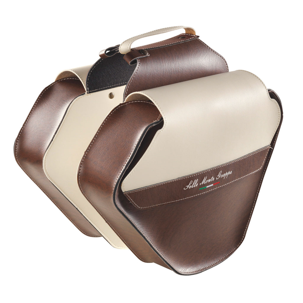 Monte Grappa Doppeltasche 17,5 l, Farbe: Fashion Skay D-braun-creme