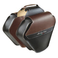 Monte Grappa Doppeltasche 17,5L Fashion Skay schwarz D-braun