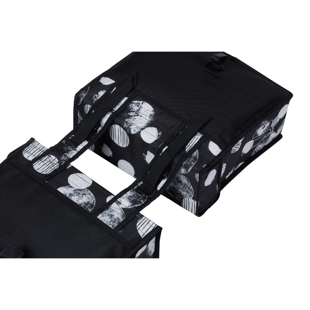 BASIL Mara XL Sphere Doppel-Packtasche, 35 Liter, 14 x 36 x 44 cm, schwarz/grau