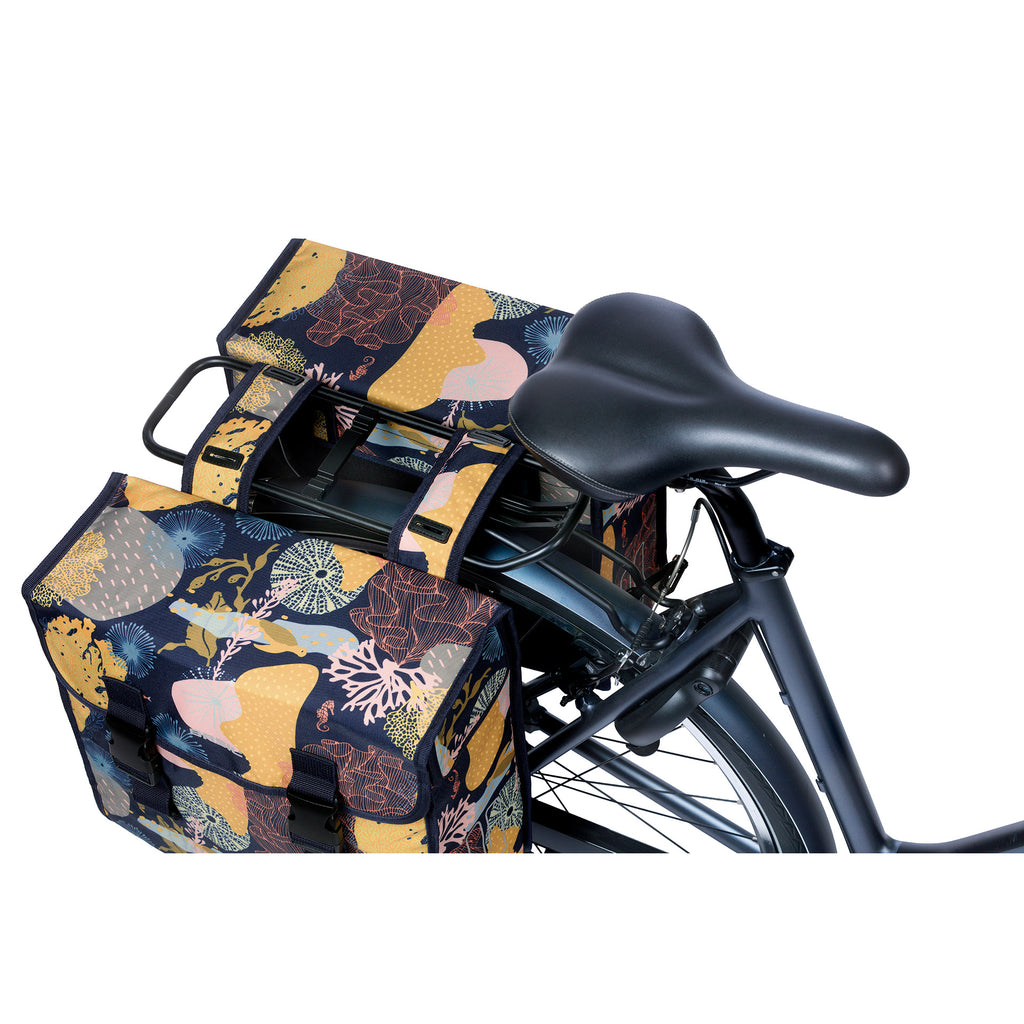 Basil Tas Mara XL Dubbel | Reef | Night Blue
