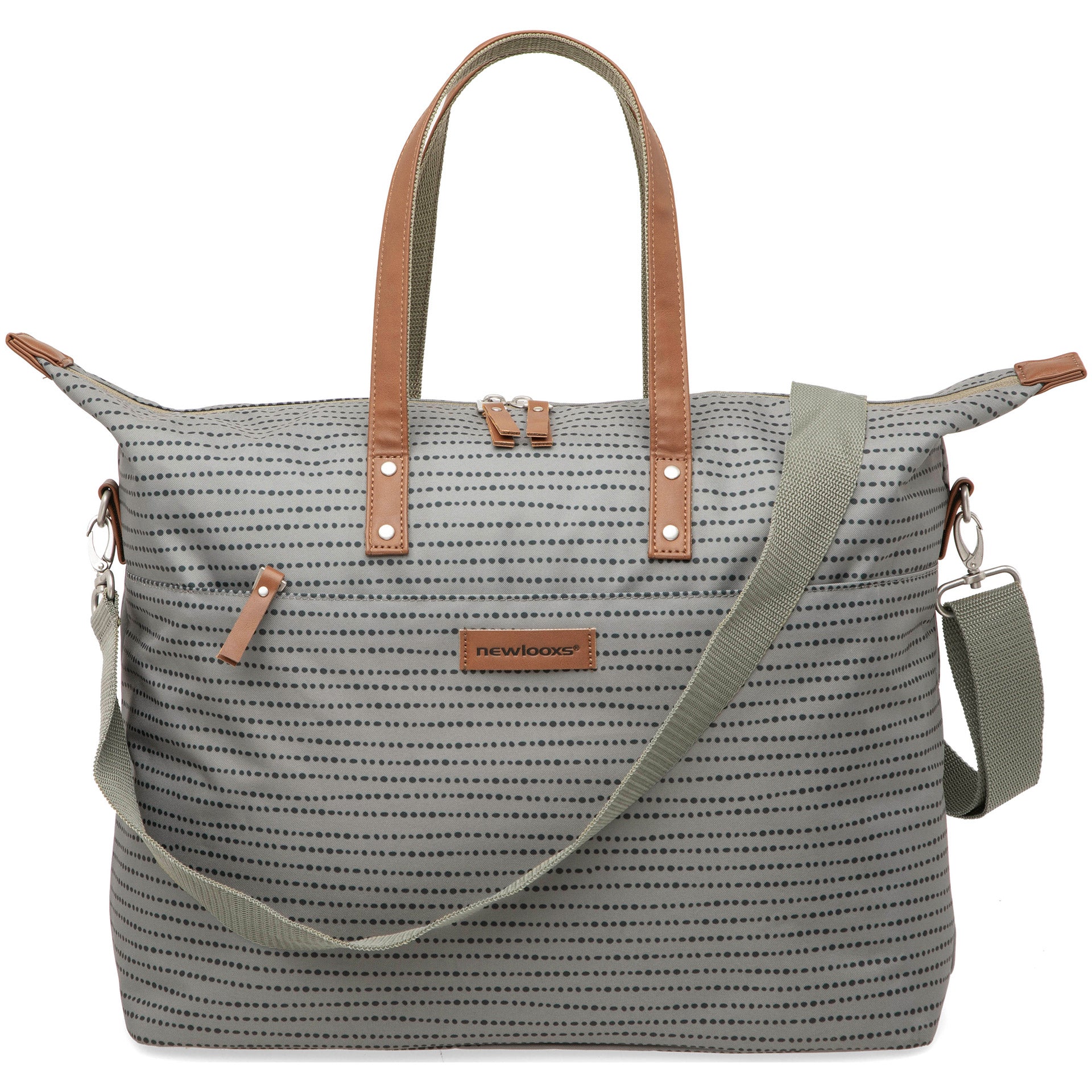 New Looxs Tendo - Fietstas Laptoptas - Vrouwen - Zwart Blauw Grijs
