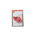 Look schoenplaatjes delta 9� rood