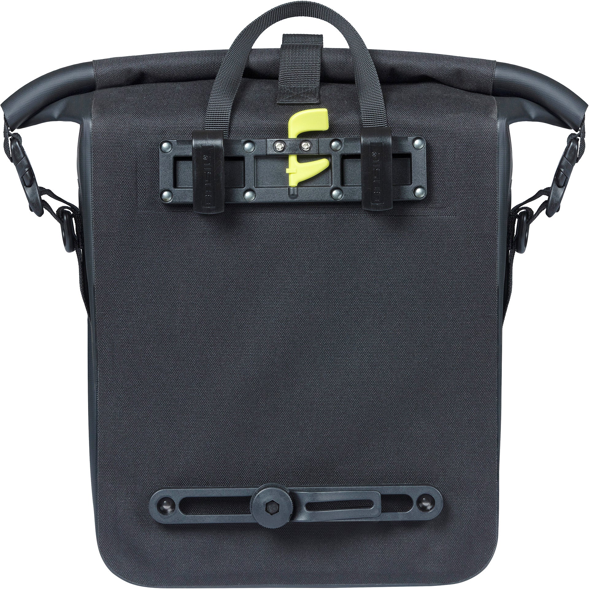 Basil Navigator Wasserdichte Fahrradtasche M 12-15 Liter 25 x 14 x 34 cm - schwarz