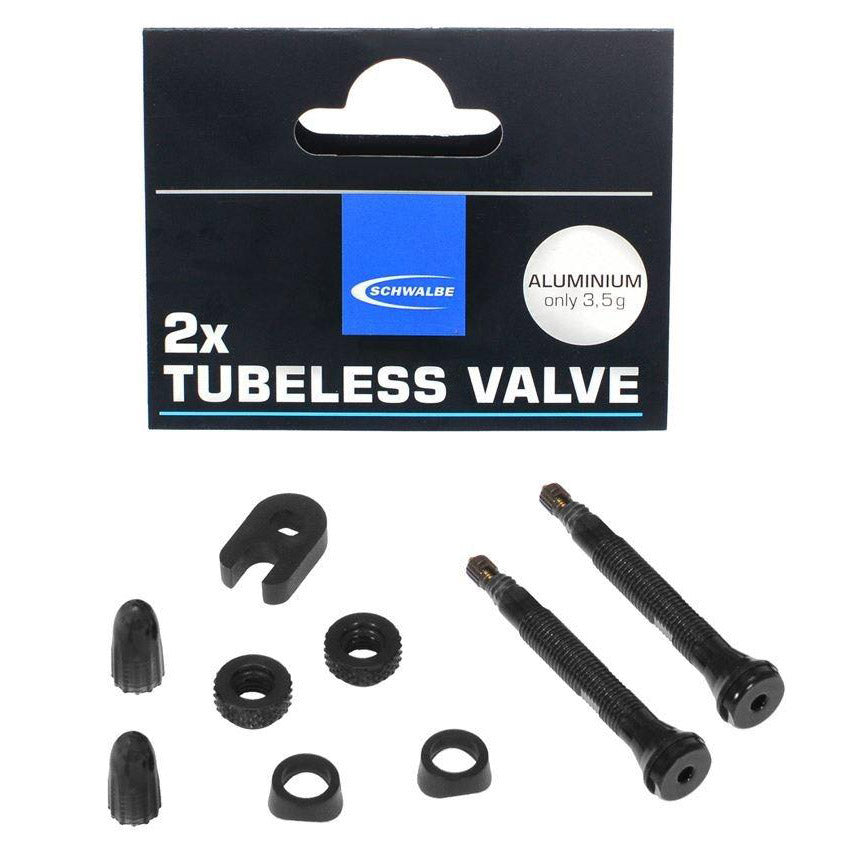 Schwalbe utlv tubeless valve (set 2 pieces), 80mm length