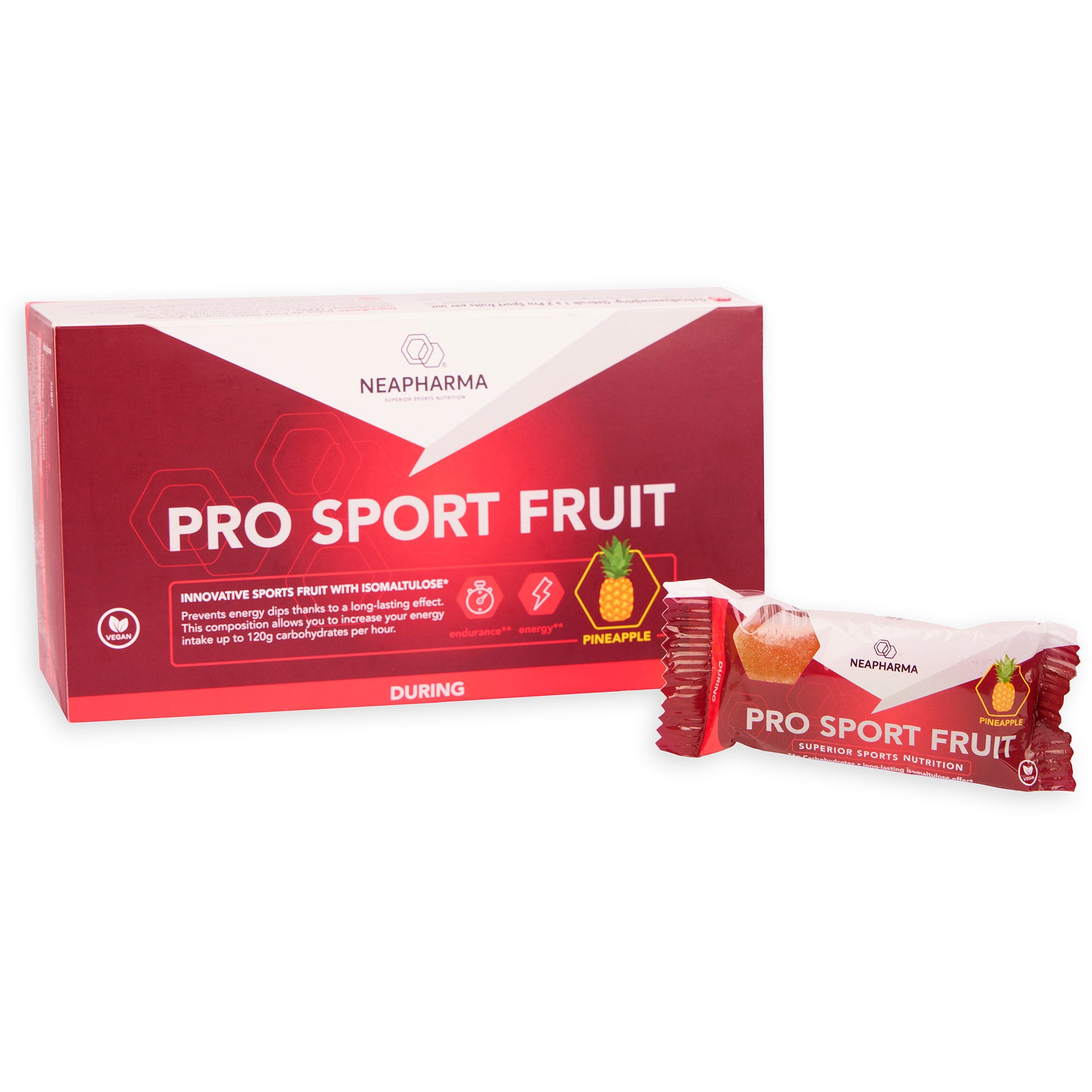 Neapharma Riegel Pro Sport Frucht Ananas (15 Stück)