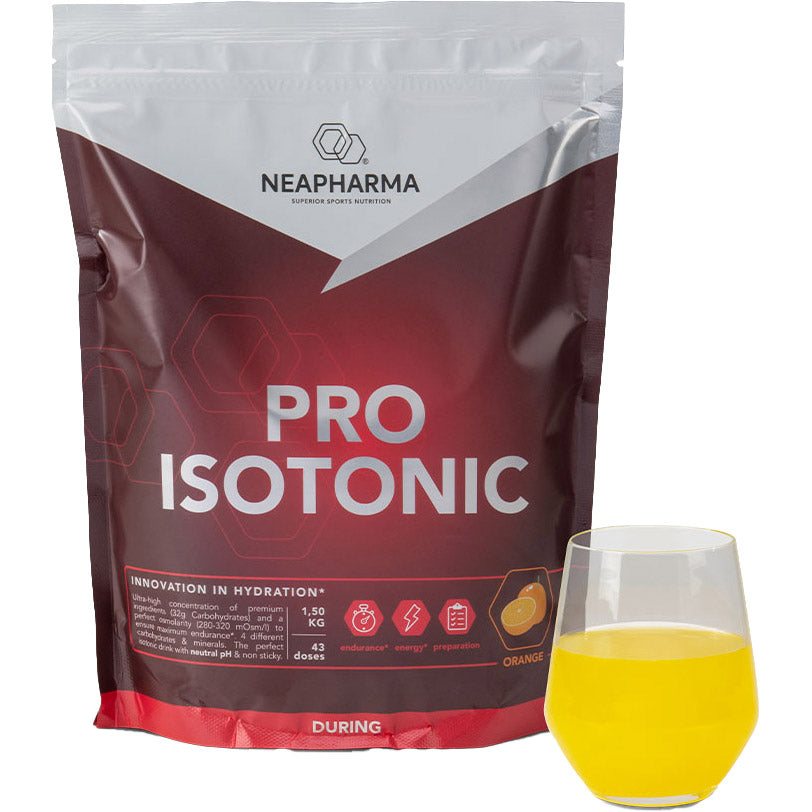 Neapharma isotonisches Pulver Pro Isotonic, orangefarbener Beutel, 1,5 kg