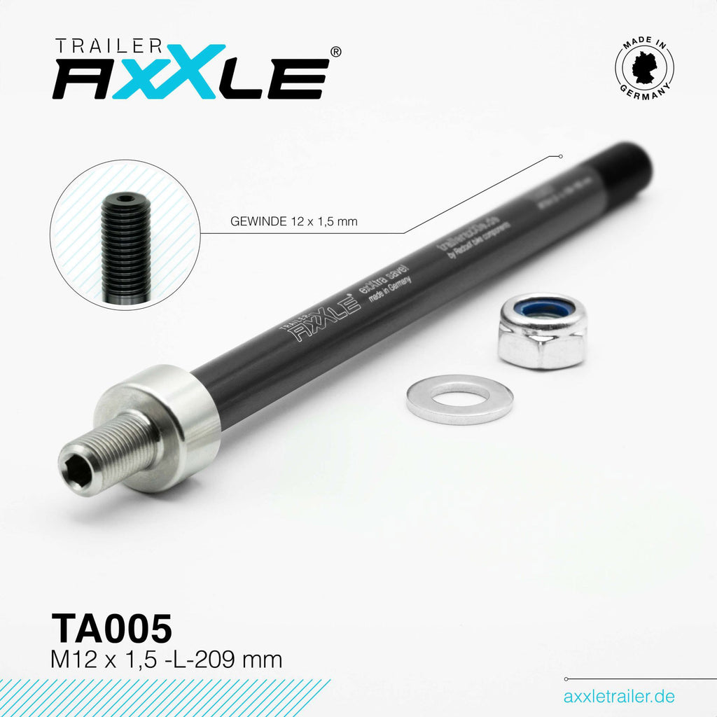 Radoxx steekas voor trailer m12x1,50 209mm