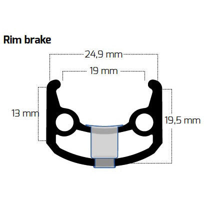 Ryde Velg Sputnik Refelectie 28 622 36g 14G CNC Aluminium Silber