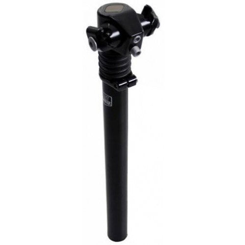 Moderne gefederte MTB-Sattelstütze - Ø 31,6 mm - schwarz - 350 mm - 2-Schrauben