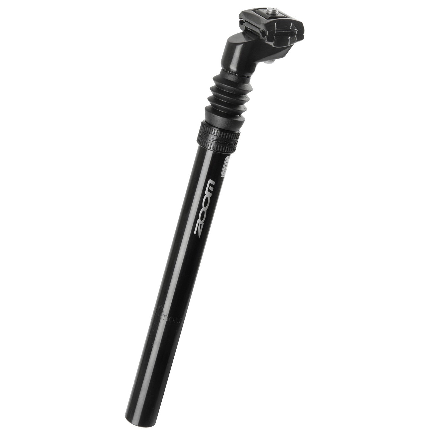 Steco zoom verende zadelpen 350mm ø27,2 zwart