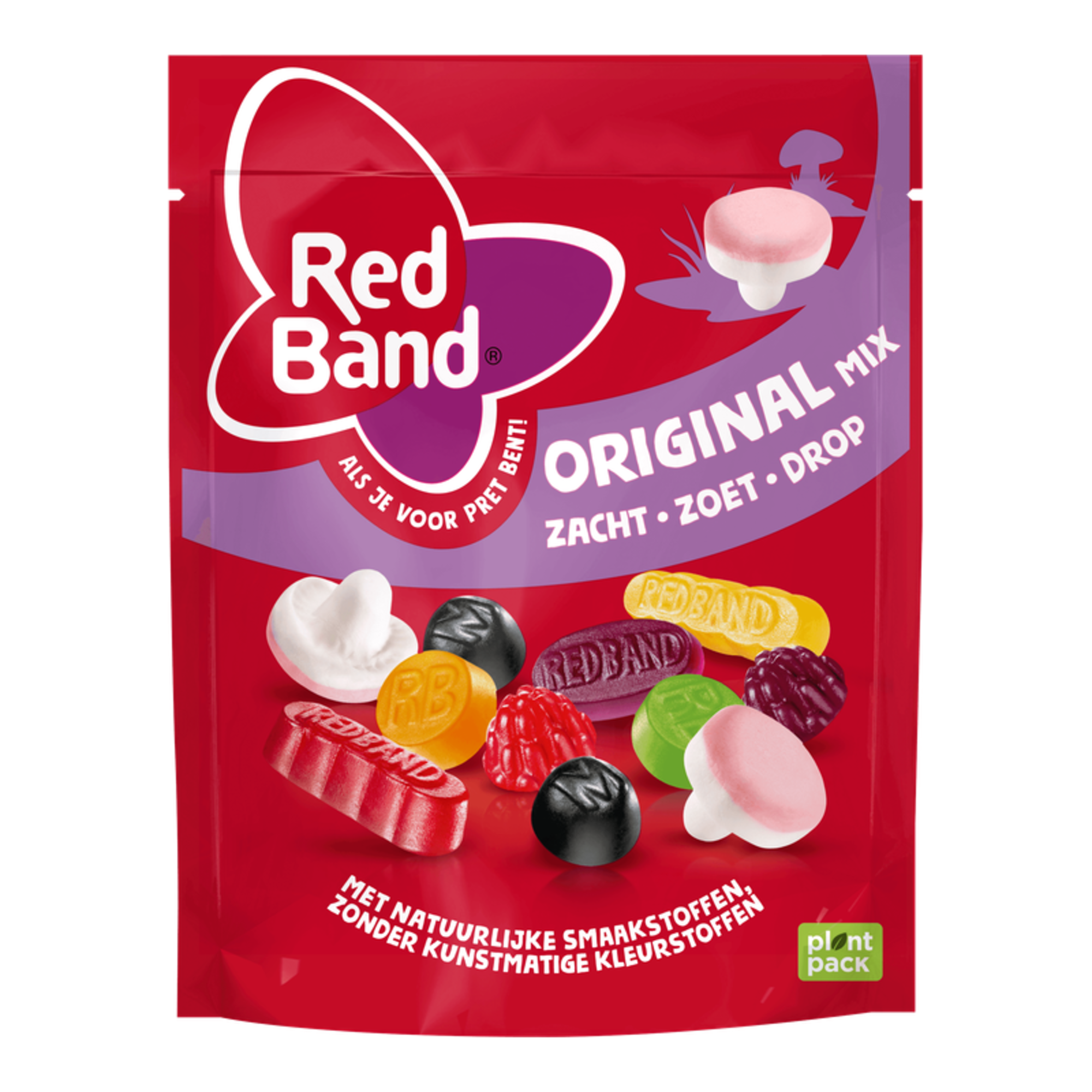Red band snoepmix original - winegums zoete drop - 10x235g