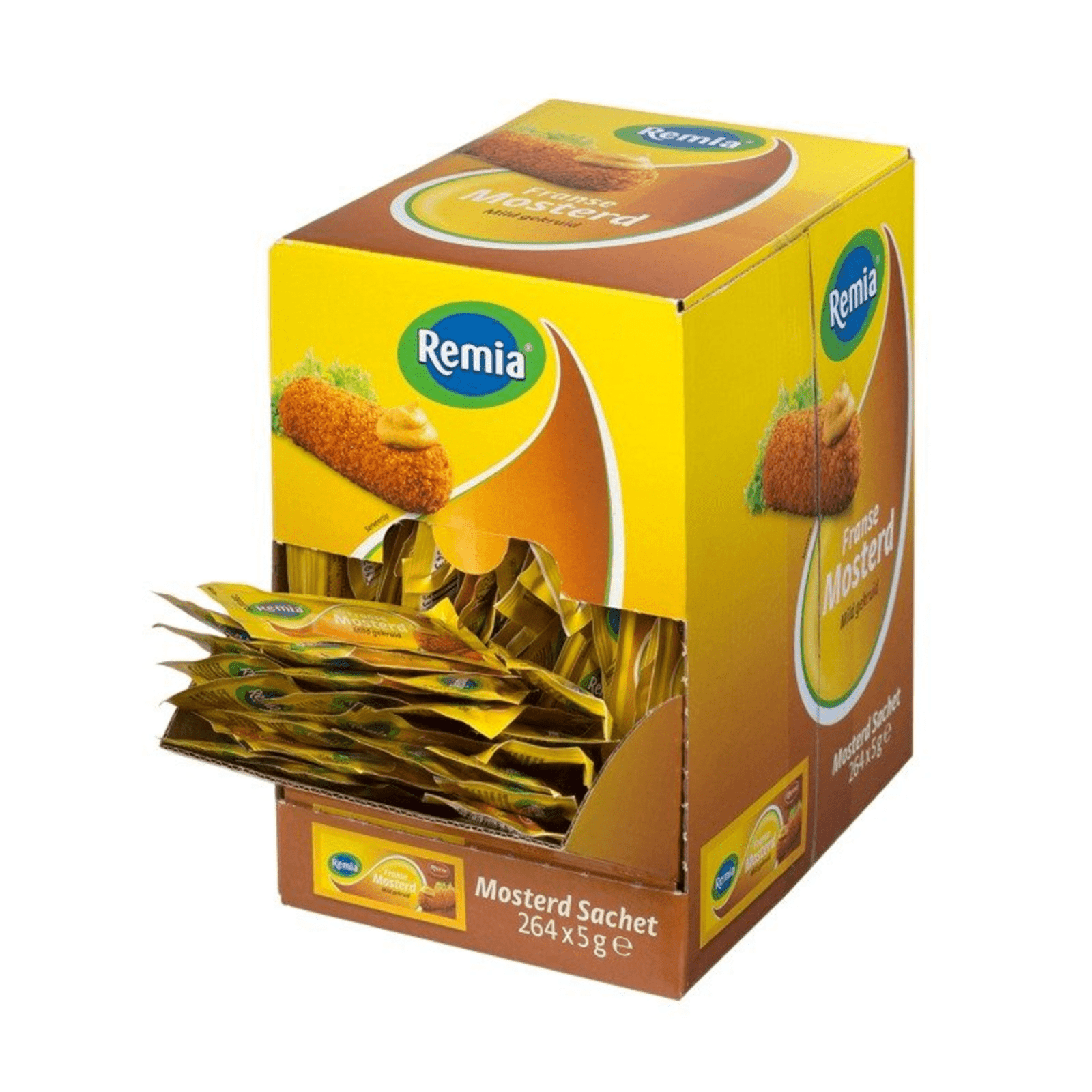 Remia mosterd sachets (264x 5gr)