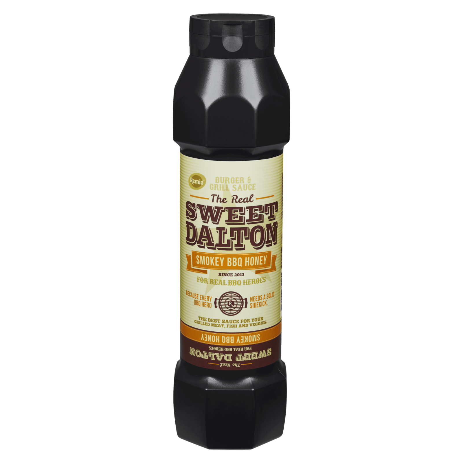 Remia burger grill smokey bbq honey (800ml)
