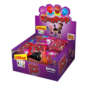 Bazooka ring pop lolly (24 stuks)