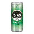 Royal club ginger ale 0% blik (12x 25cl)