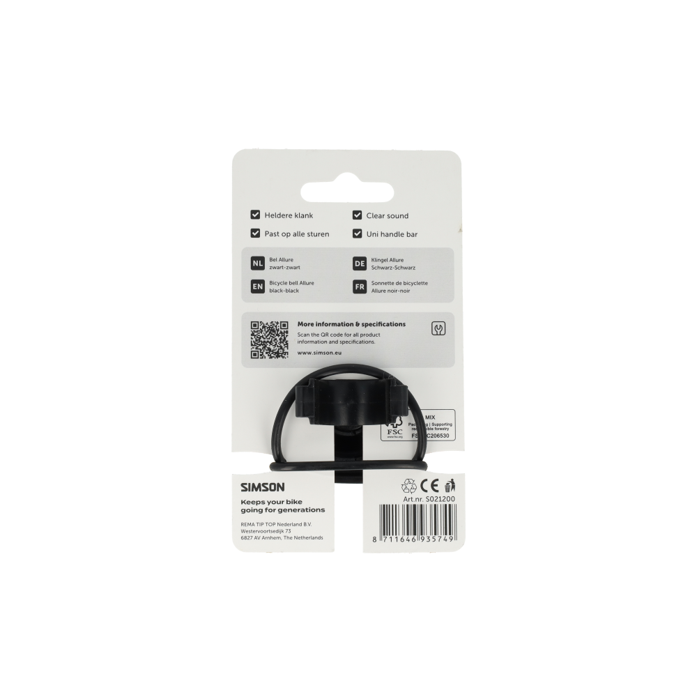 Simson Bell Allure Schwarz-Schwarz