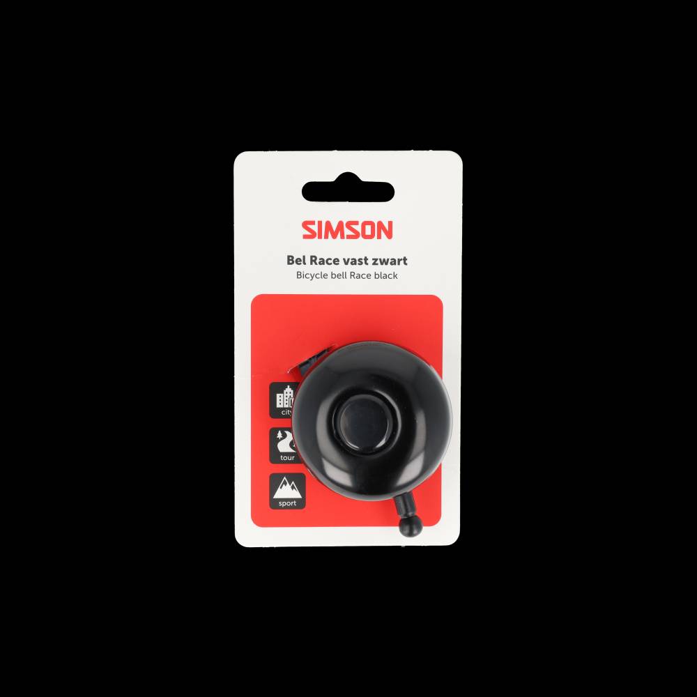 Simson bel race zwart