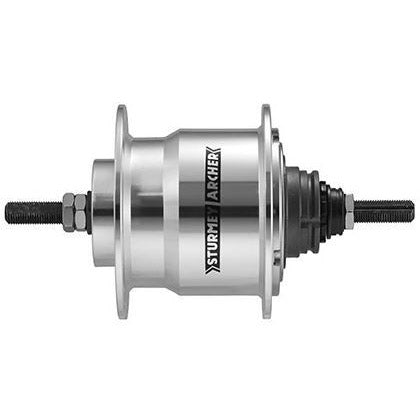 4-Gang Sturmey Archer X-RF4 Nabenschaltung, 36 Loch, 170 mm Achslänge, silber