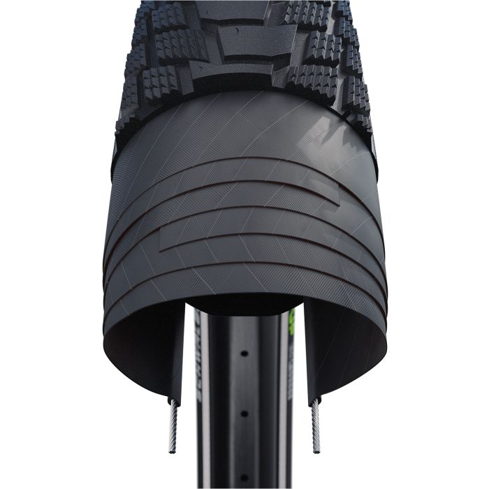 Schwalbe pick-up - wired - addix e - super defense - 20x2.15 - black + reflex