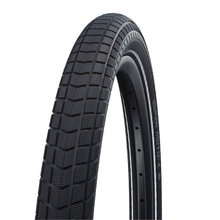 Schwalbe super moto-x - wired - addix - dd - raceguard - 20x2.80 - black + reflex