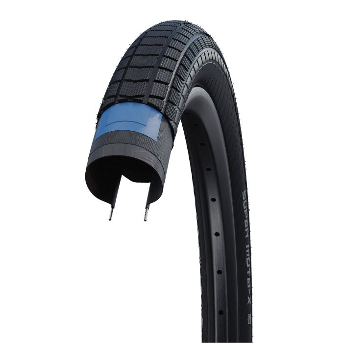 Schwalbe super moto-x - wired - addix - dd - raceguard - 27.5x2.80 - black
