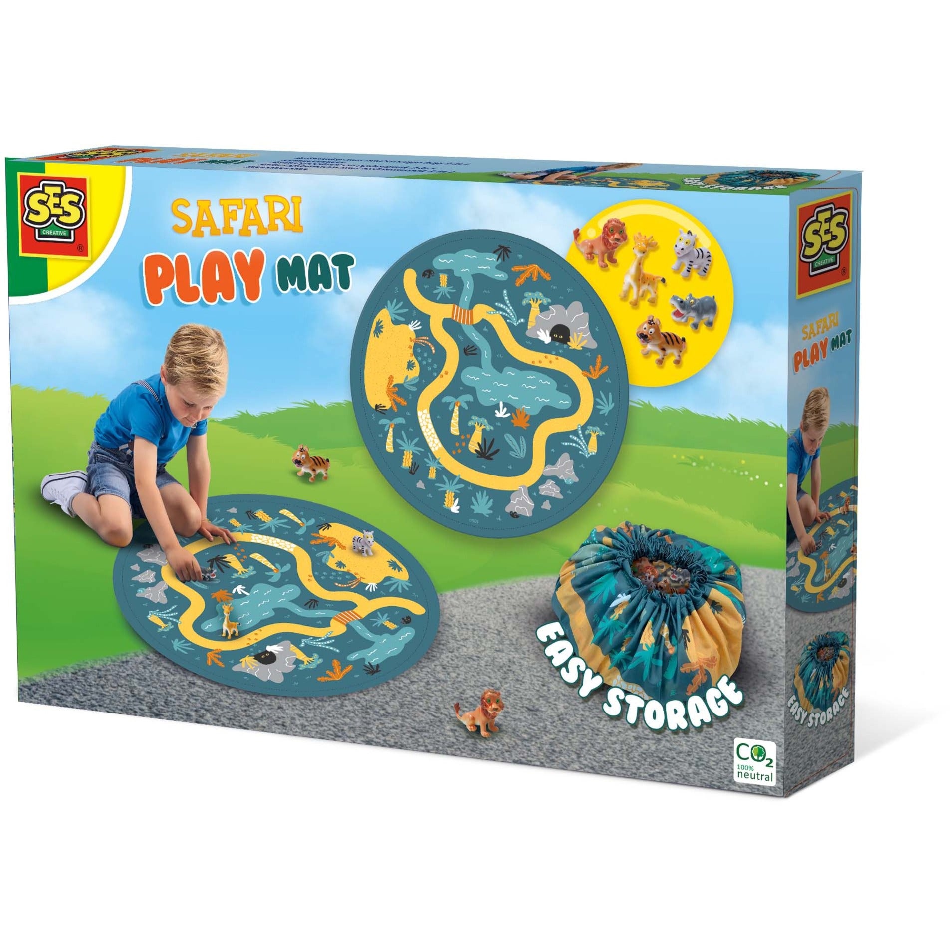 SES Kreativer Spielzeug- und Aufbewahrungsbeutel 2-in-1