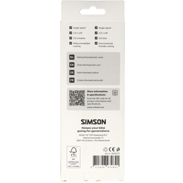 Simson-Kette normaler Rostschutz