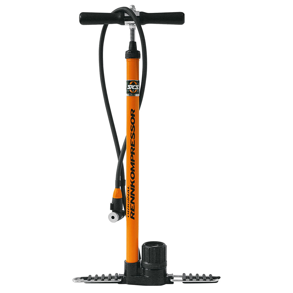 Sks germany rennkompressor with multi valve floorpump