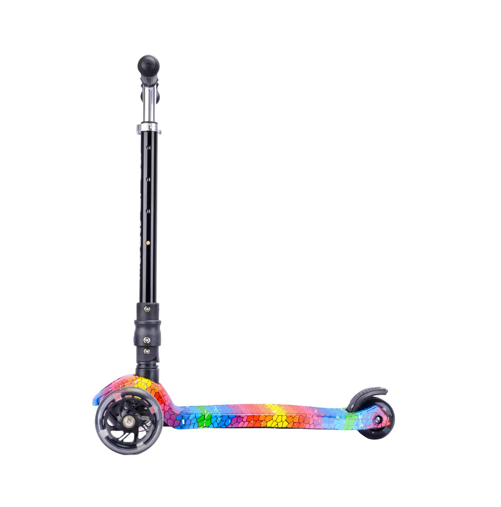 BOLDCUBE Großer Dreirad-Scooter - Crystal Rubix