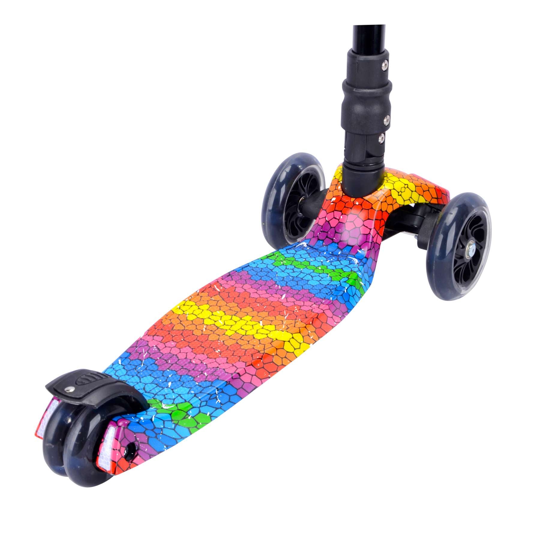 BOLDCUBE Großer Dreirad-Scooter - Crystal Rubix