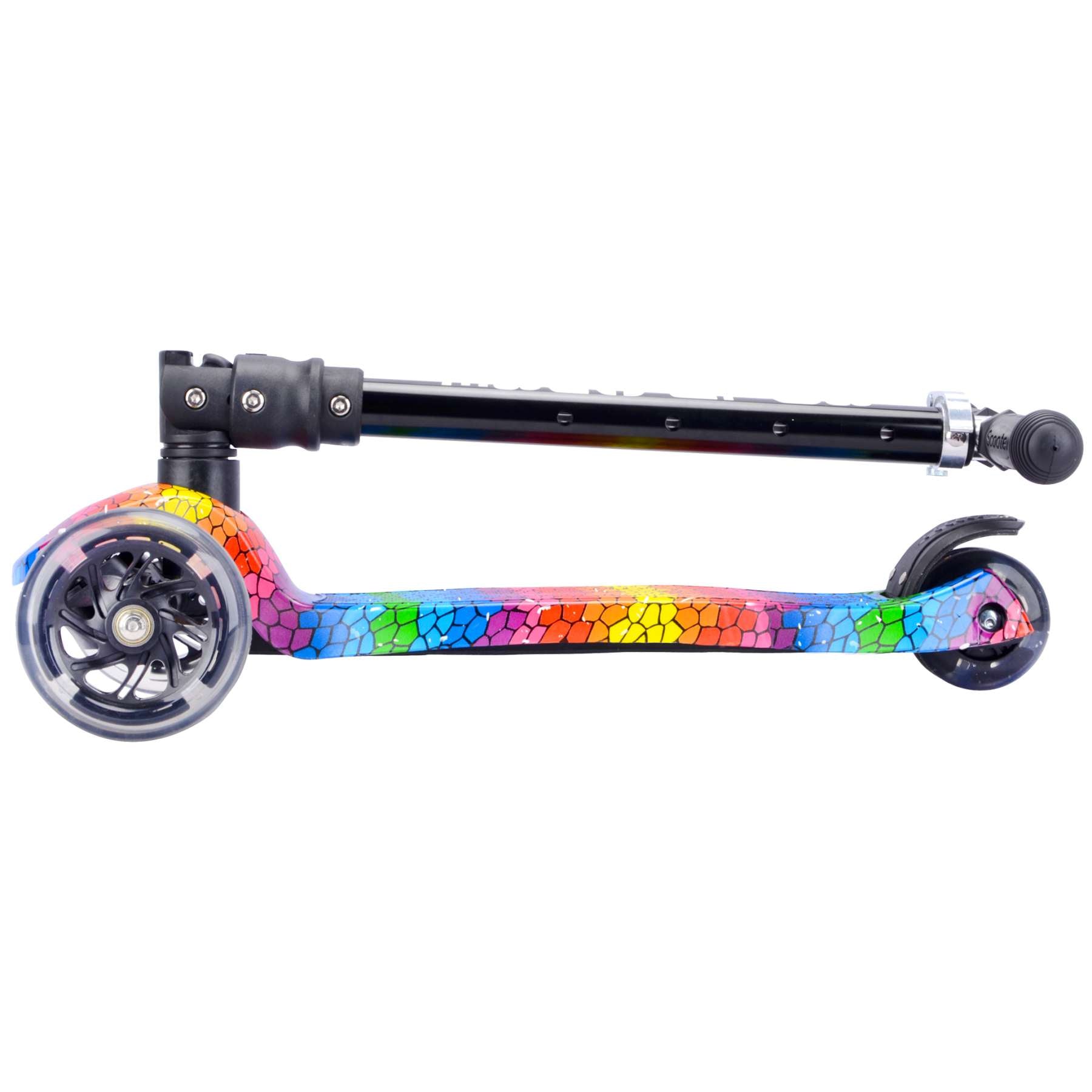 BOLDCUBE Großer Dreirad-Scooter - Crystal Rubix