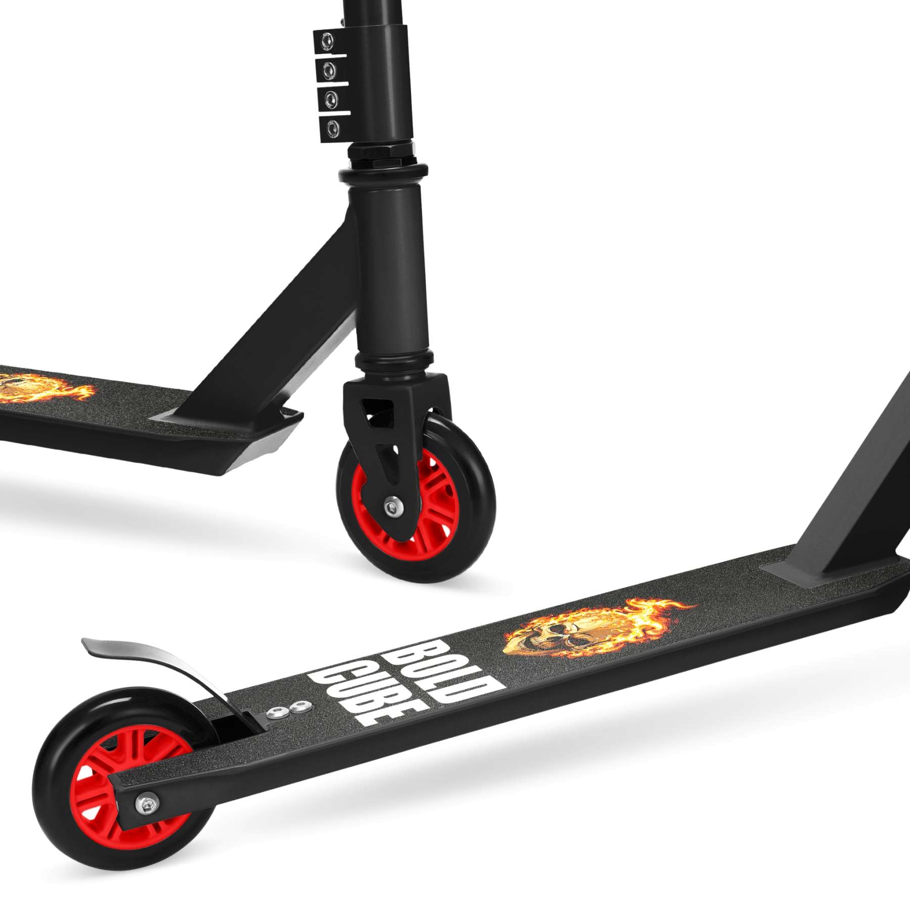 BOLDCUBE Stunt-Scooter – Schwarz