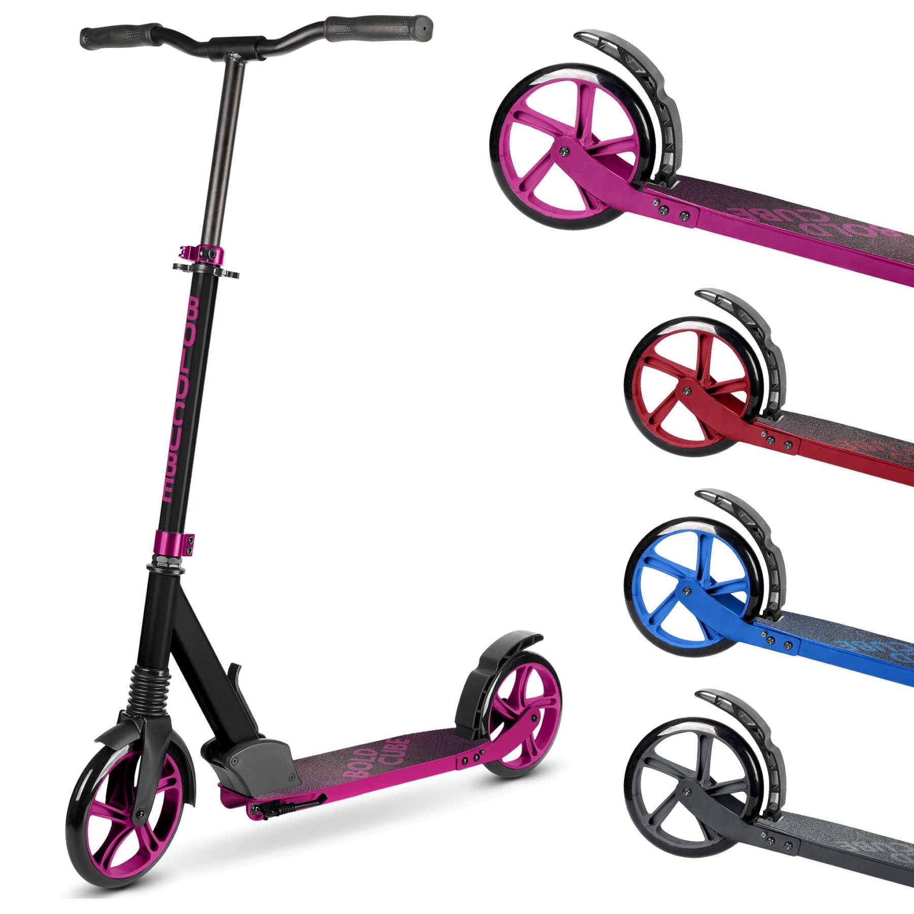 BOLDCUBE BIG 2-Rad-Scooter - Magenta