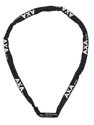 Axa Lock Kettenschloss, starr, 120 cm, schwarz (Karte)