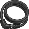 Abus Microflex 6615c 120 15 schwarzes Kabelschloss