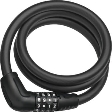 Abus Microflex 6615c 120 15 schwarzes Kabelschloss