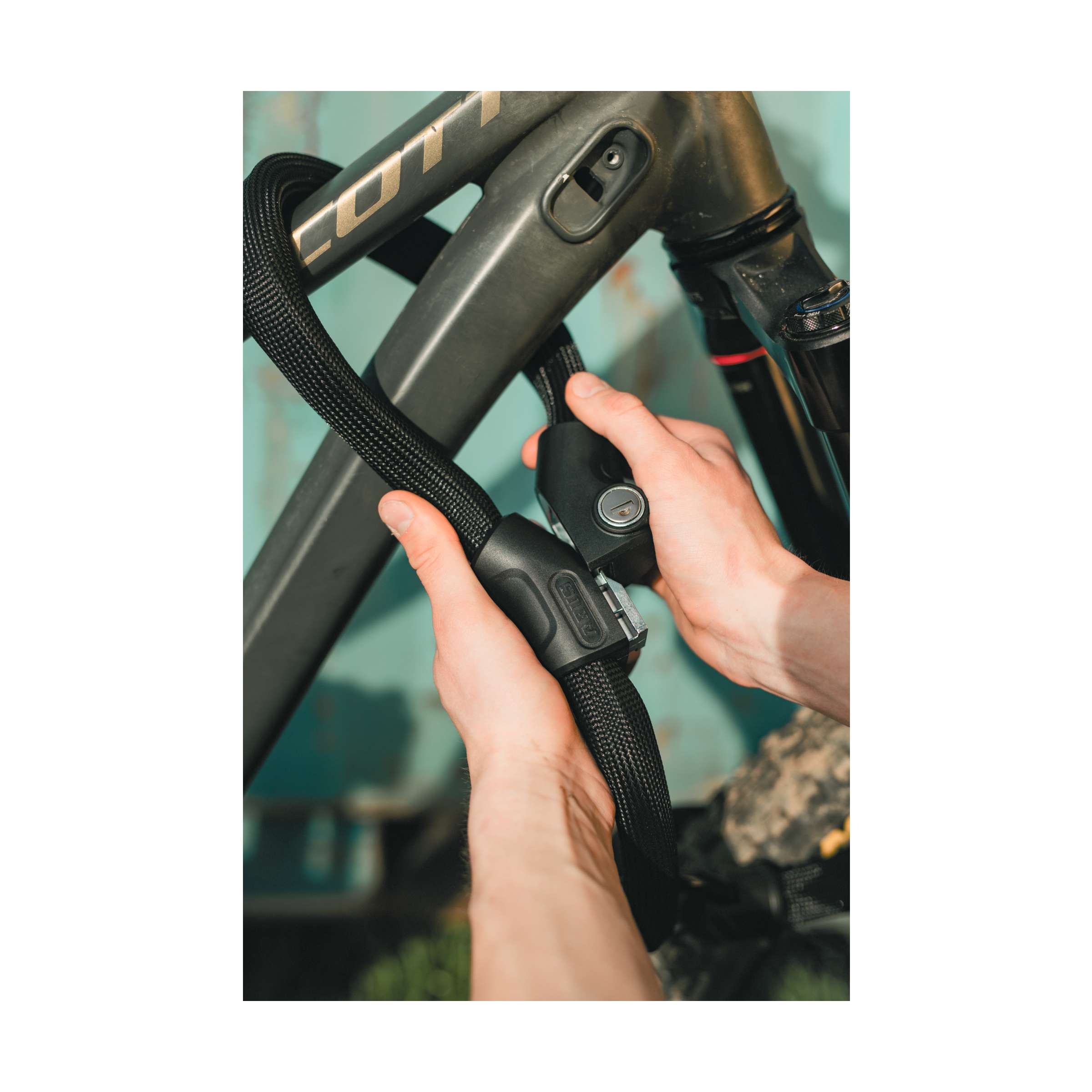 Abus kettingslot infinity loop 1806