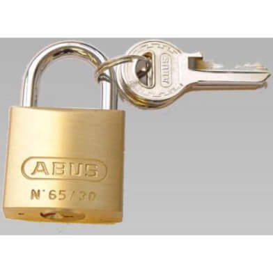 Abus Vorhängeschloss Messing 65 30 kd