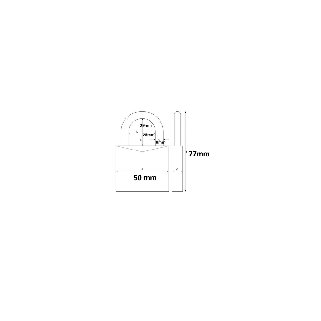 Abus Vorhängeschloss 65 50
